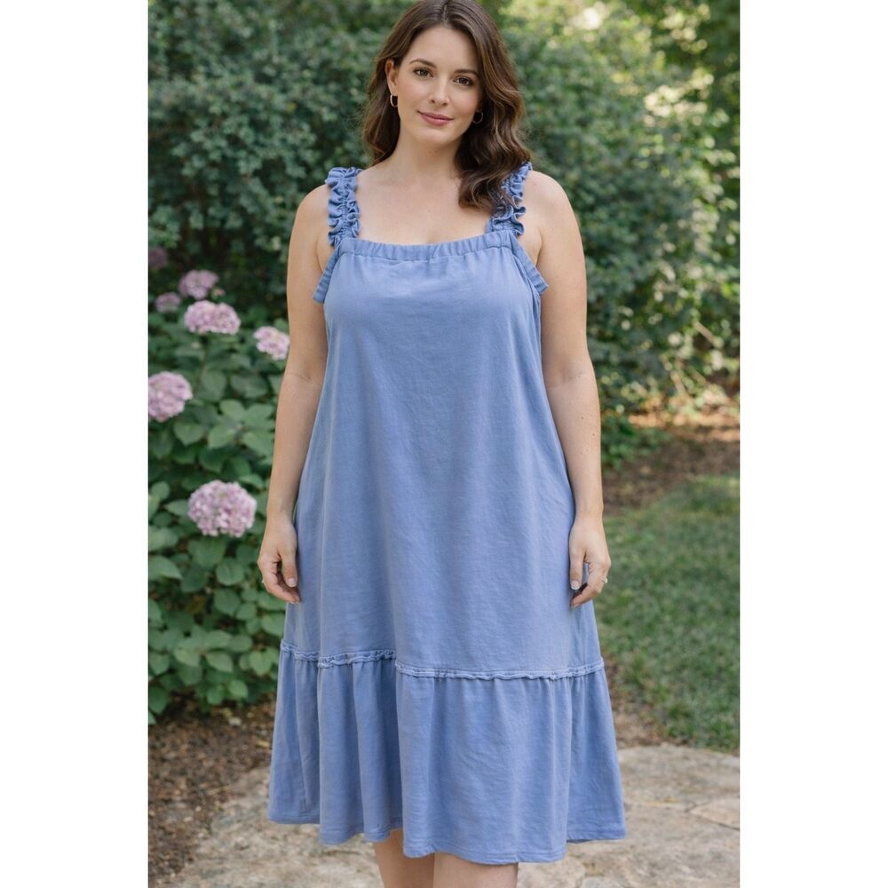 NWT Victoria Dunn Lounge ruffle dress. 3x $118